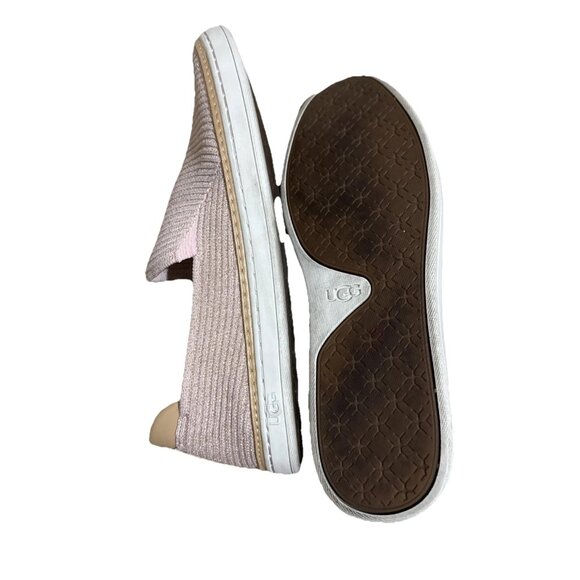 UGG Sammy Metallic Slip-On Sneaker Women's Rose Gold 1113450 Sparkle 8 - Picture 5 of 5